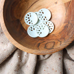 Load image into Gallery viewer, Wickham Gray 1 1/8" (28MM) Buttons | By The Button
