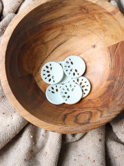 Load image into Gallery viewer, Wickham Gray 1 1/8" (28MM) Buttons | By The Button