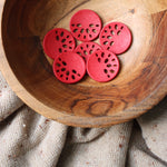 Load image into Gallery viewer, Red 1 1/8" (28MM) Buttons | By The Button
