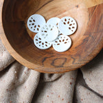 Load image into Gallery viewer, White 1 1/8" (28MM) Buttons | By The Button
