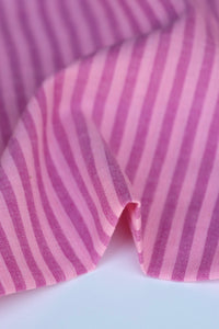 Taffy & Bubblegum Vertical Stripe Handwoven Cotton