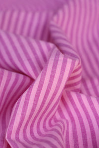 Taffy & Bubblegum Vertical Stripe Handwoven Cotton