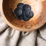 Load image into Gallery viewer, Black 1 1/8" (28MM) Buttons | By The Button
