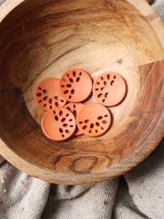 Load image into Gallery viewer, Burnt Orange 1 1/8" (28MM) Buttons | By The Button