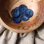 Load image into Gallery viewer, Navy 1 1/8" (28MM) Buttons | By The Button
