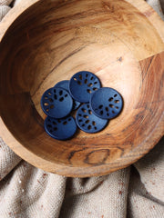 Load image into Gallery viewer, Navy 1 1/8" (28MM) Buttons | By The Button