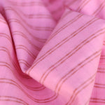 Load image into Gallery viewer, Bubblegum &amp; Cherry Horizontal Stripe Handwoven Cotton
