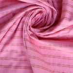 Load image into Gallery viewer, Bubblegum &amp; Cherry Horizontal Stripe Handwoven Cotton
