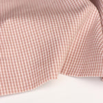 Load image into Gallery viewer, Rose Beige &amp; Ivory Mini Check Handwoven Cotton

