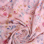 Load image into Gallery viewer, Mistie Floral on Pink Rayon Crepon
