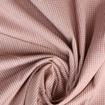 Load image into Gallery viewer, Rose Beige &amp; Ivory Mini Check Handwoven Cotton
