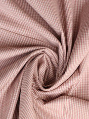 Load image into Gallery viewer, Rose Beige &amp; Ivory Mini Check Handwoven Cotton