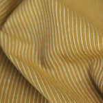 Load image into Gallery viewer, Golden Ochre &amp; Ivory Vertical Pinstripe Handwoven Lightweight Cotton
