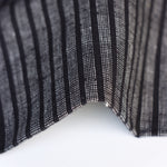 Load image into Gallery viewer, Black &amp; White Speckled Vertical Stripe Handwoven Cotton
