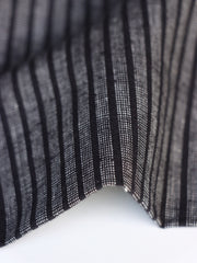 Load image into Gallery viewer, Black &amp; White Speckled Vertical Stripe Handwoven Cotton