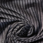 Load image into Gallery viewer, Black &amp; White Speckled Vertical Stripe Handwoven Cotton
