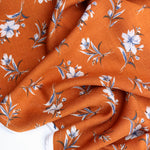 Load image into Gallery viewer, 18IN REMNANT; Pumpkin Meadow Rayon Slub
