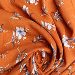 Load image into Gallery viewer, 18IN REMNANT; Pumpkin Meadow Rayon Slub

