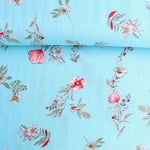 Load image into Gallery viewer, Aqua Meadow Rayon Slub

