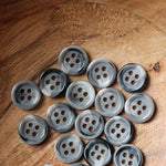 Load image into Gallery viewer, Marbled Gray 7/16" (11MM) Buttons | By The Button
