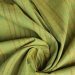 Load image into Gallery viewer, Kiwi &amp; Rust Vertical Stripe Handwoven Cotton
