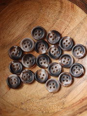 Load image into Gallery viewer, Marbled Brown 7/16" (11MM) Buttons | By The Button