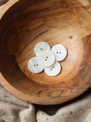 Load image into Gallery viewer, White Iridescent 7/8" (23MM) Buttons | By The Button