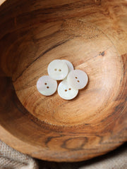 Load image into Gallery viewer, White Iridescent 11/16" (18MM) Buttons | By The Button