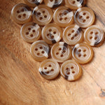 Load image into Gallery viewer, Marbled Tan 7/16" (11MM) Buttons | By The Button
