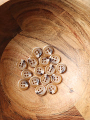 Load image into Gallery viewer, Marbled Tan 7/16" (11MM) Buttons | By The Button