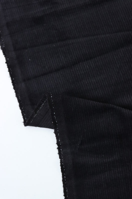 Black 11 Wale Manchester Stretch Corduroy