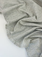 Load image into Gallery viewer, Heather Gray Lightweight Cotton Spandex Jersey