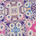 Load image into Gallery viewer, Pink Boho Square Rayon Challis
