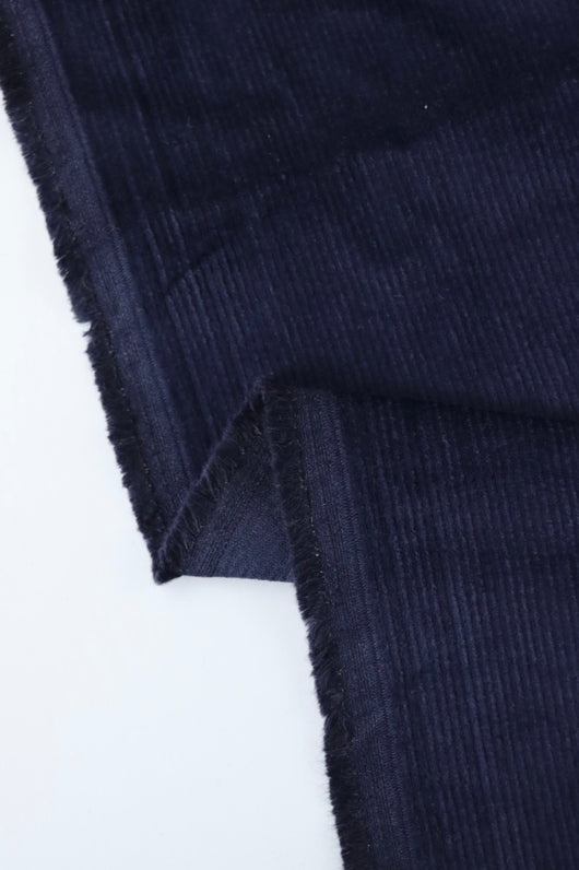 Navy 11 Wale Manchester Stretch Corduroy