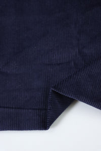 Navy 11 Wale Manchester Stretch Corduroy