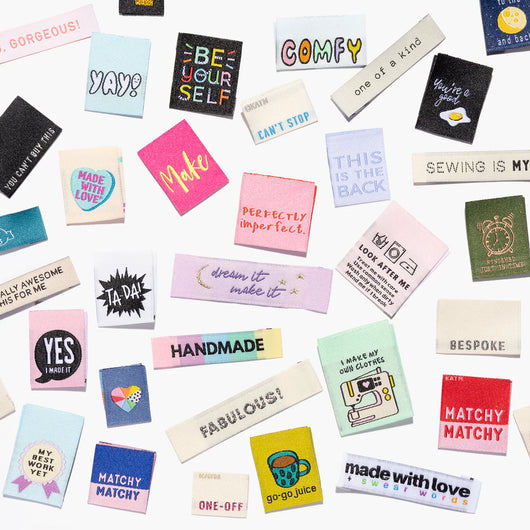 Mystery Pack Woven Labels | Pack of 6 | Kylie And The Machine
