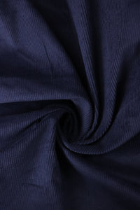 Navy 11 Wale Manchester Stretch Corduroy