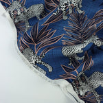 Load image into Gallery viewer, On The Prowl (Blue) Rayon Challis
