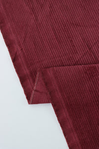 Burgundy Rose 11 Wale Manchester Stretch Corduroy