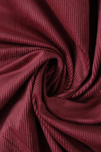 Burgundy Rose 11 Wale Manchester Stretch Corduroy