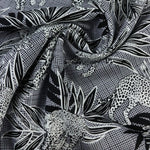 Load image into Gallery viewer, On The Prowl (Black) Rayon Challis
