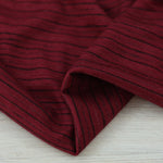 Load image into Gallery viewer, Burgundy Sedona Mini Stripe Jersey
