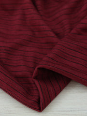 Load image into Gallery viewer, Burgundy Sedona Mini Stripe Jersey