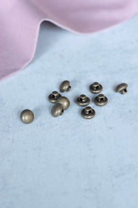 Bronze 3/8" Shank Buttons | Pack of 10