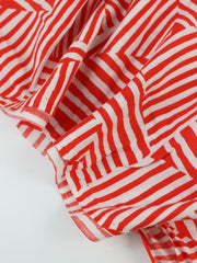 Load image into Gallery viewer, Red Line Art Rayon Challis