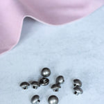 Load image into Gallery viewer, Gunmetal 3/8&quot; Shank Buttons | Pack of 10
