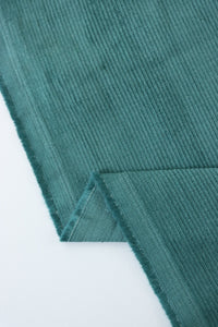 Teal Bayou 11 Wale Manchester Stretch Corduroy