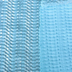 Load image into Gallery viewer, Blue Foil Pucker Wave Jacquard Activewear | Designer Deadstock
