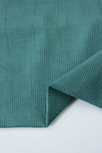 Teal Bayou 11 Wale Manchester Stretch Corduroy