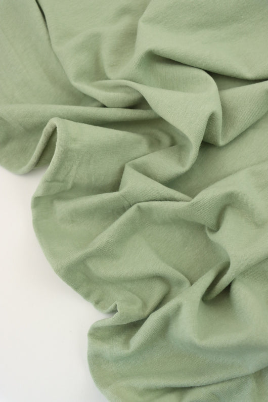 Sage Lightweight Cotton Spandex Jersey